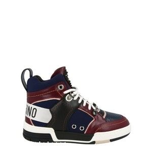 Moschino Streetball Asymmetrical High-Top Sneakers - NWT